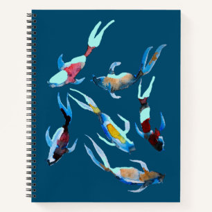 Cuaderno Koi Fish watercolor