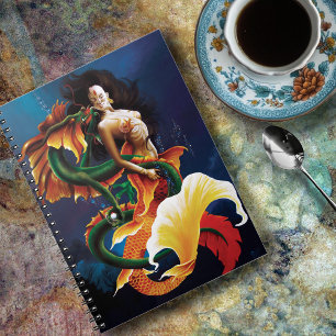 Cuaderno Koi Mermaid y Dragon