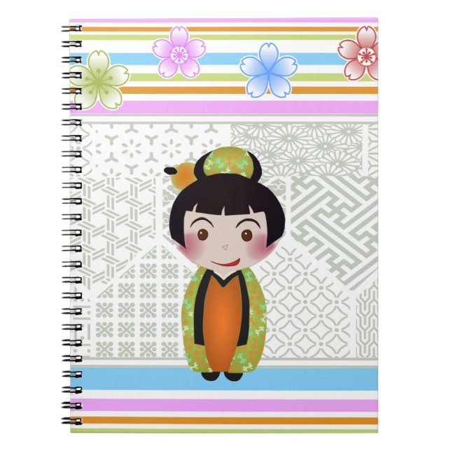 Cuaderno kokeshi noshi (Frente)