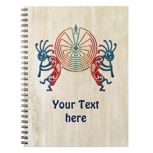 Cuaderno KOKOPELLI / MAN IN THE MAZE + tus ideas (Frente)