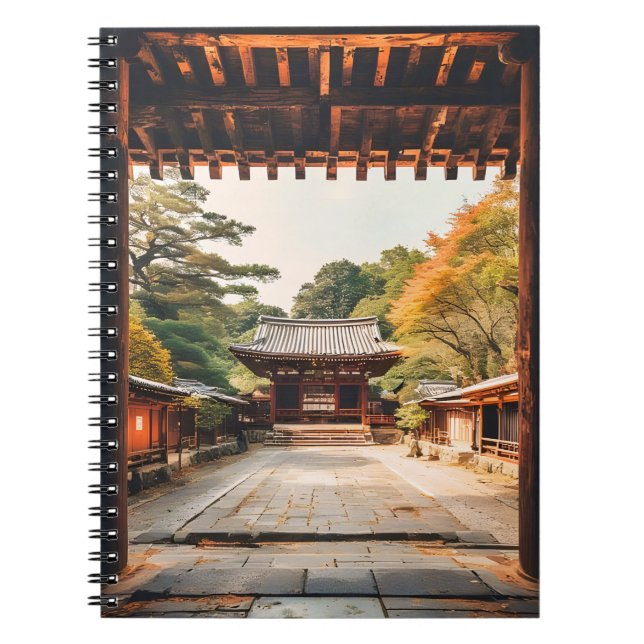 Cuaderno Komorebi - The Sun-Drenched Temple (Frente)