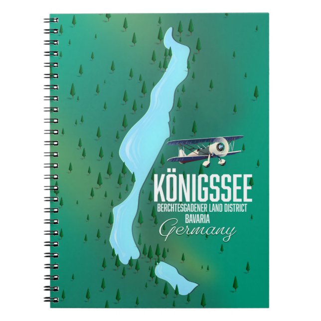 Cuaderno Königssee Berchtesgadener Alemania (Frente)
