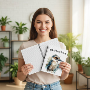 Cuaderno Kookaburra en una sucursal, personalizado
