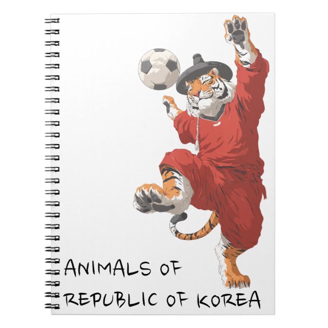 Cuaderno Korean Tiger Striker in Gat (Frente)