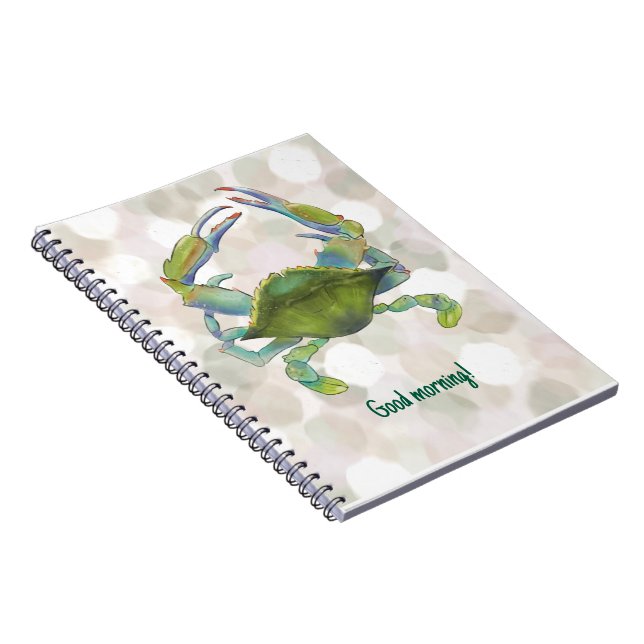 Cuaderno Krabbe Notizbuch im Watercolor-Stil (Lado Derecho)