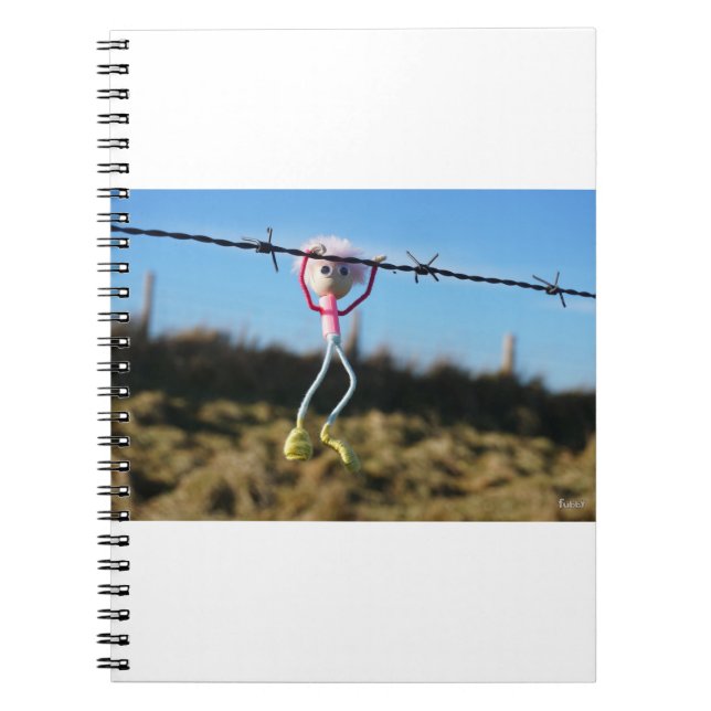 Cuaderno Kracht patser Fubby aan Prikkeldraad. (Frente)