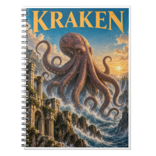 Cuaderno Kraken, Monstruo de Fantasía Gótica