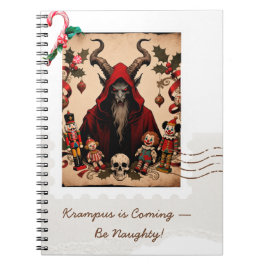 Cuaderno Krampus Is Coming – Be Naughty! | Dark Humor Chris