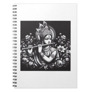 Cuaderno Krishna Negro y Blanco