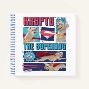 Cuaderno Krypto Los Paneles De Cómic De Superperros