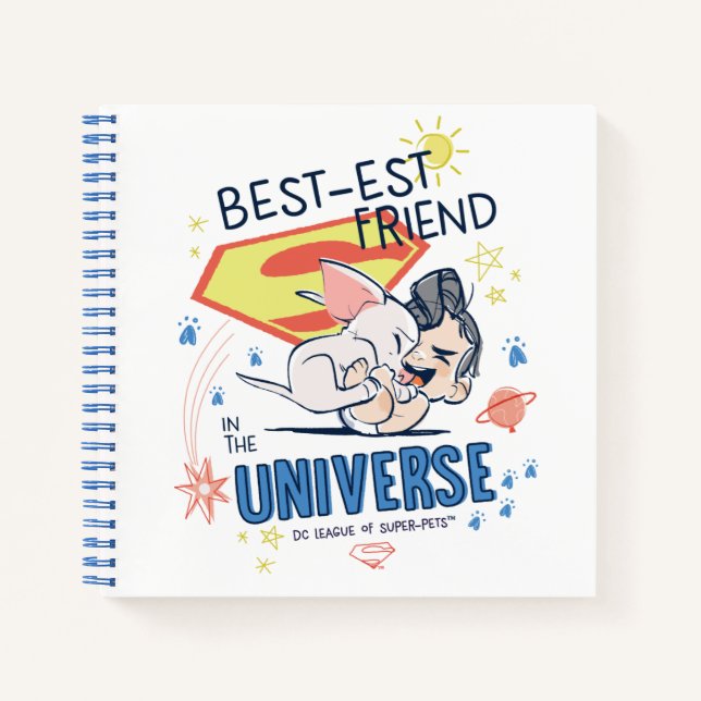 Cuaderno Krypto y Superman: Mejor Amigo del Universo (Anverso)