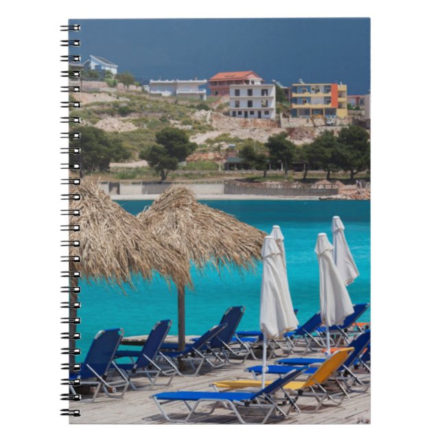 Cuaderno Ksamil, playa frente al mar (Frente)