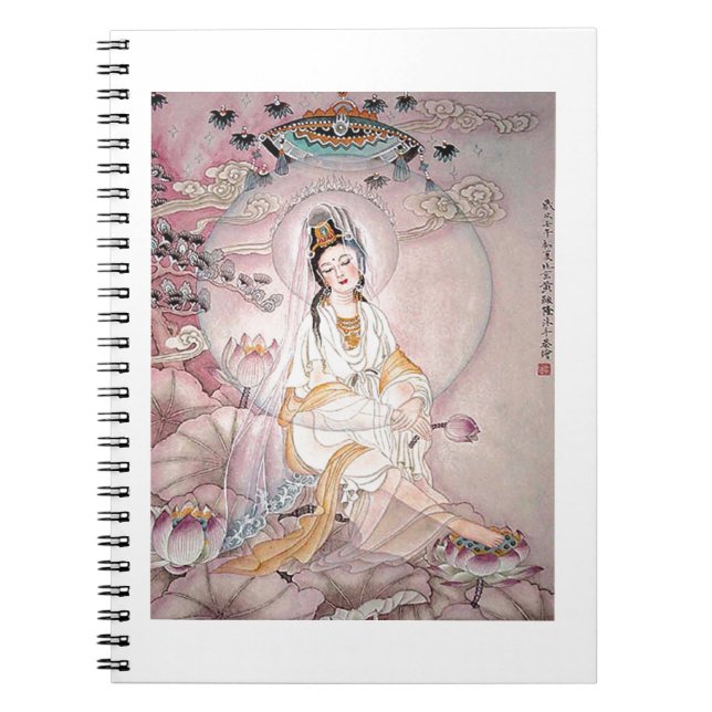 Cuaderno Kuan Yin; Diosa budista de la compasión (Frente)