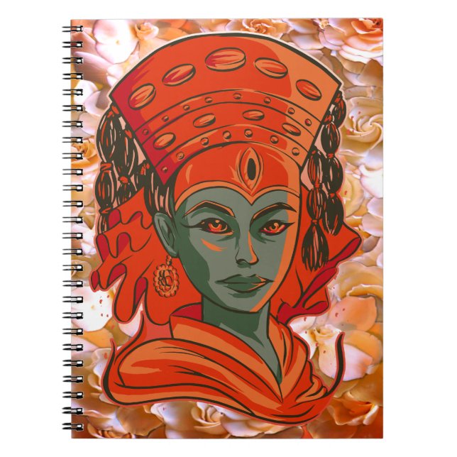 Cuaderno Kumari, cara de mujer (Frente)