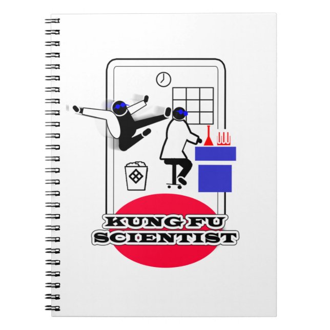 Cuaderno Kung Fu Scientist (Frente)
