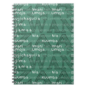 Cuaderno Kwanzaa feliz moderna