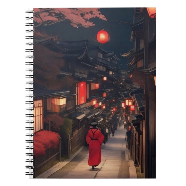 Cuaderno Kyoto Night Lanterns Notebook (Frente)