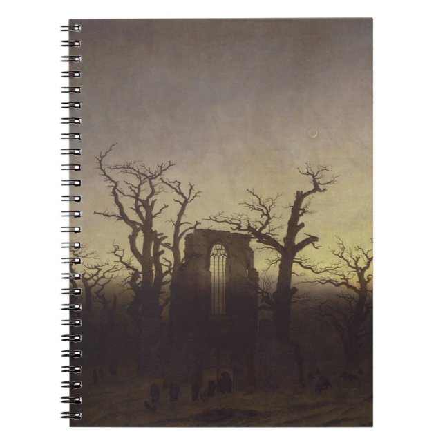 Cuaderno La Abadía En El Oakwood Por Caspar David Friedrich (Frente)