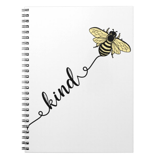 Cuaderno La abeja amarilla diseño gráfico (Frente)