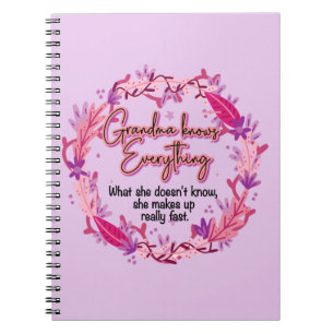 Cuaderno La abuela lo sabe todo