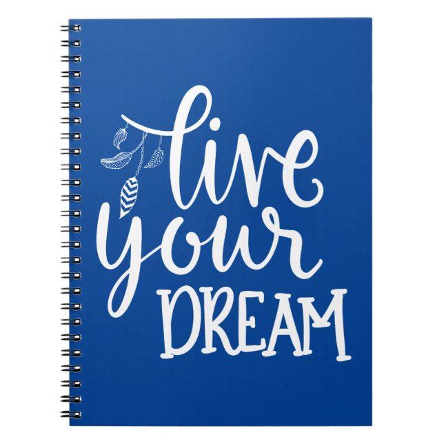 Cuaderno La actitud de éxito de los objetivos empresariales (Frente)