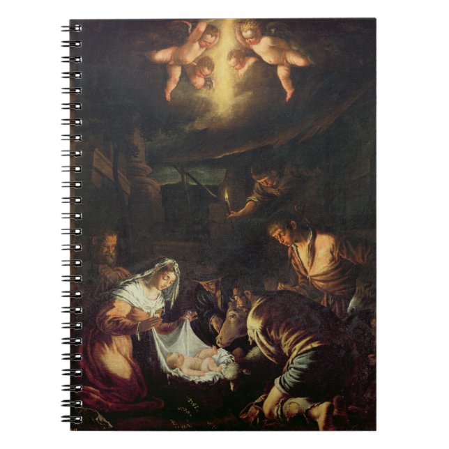 Cuaderno La adoración de los pastores (aceite en lona) (Frente)
