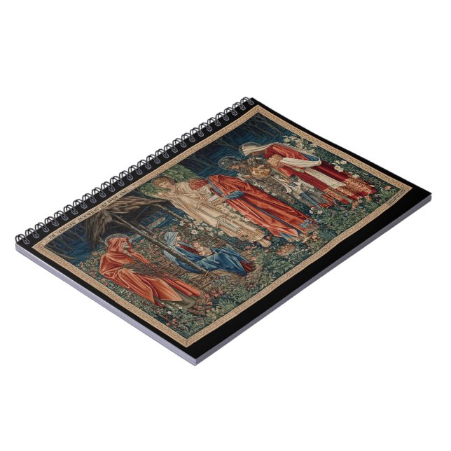 Cuaderno La adoración del Magi (por Edward Burne-Jones) (Lado Izquierdo)
