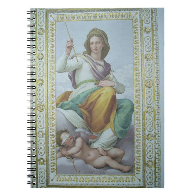 Cuaderno La alegoría de la castidad (fresco) (Frente)