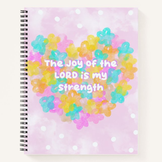 Cuaderno La alegría de Jehovah es mi fuerza (Anverso)