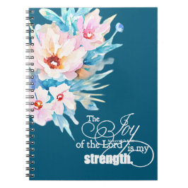 Cuaderno La alegría del Señor floral