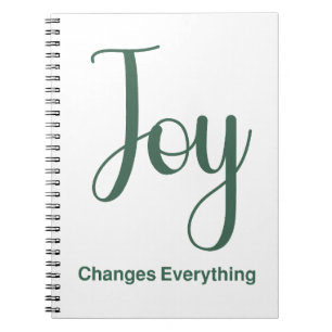 Cuaderno La Alegría Lo Cambia Todo