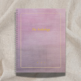 Cuaderno La Antología | Colección de Poesía Personalizada M