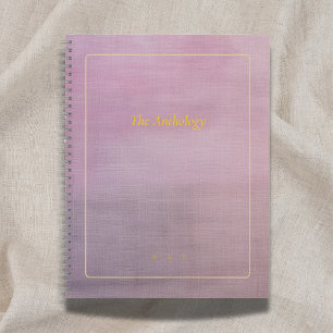 Cuaderno La Antología Colección de Poesía Personalizada M
