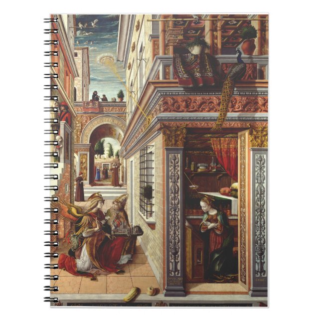 Cuaderno La Anunciación, con San Emidius (Frente)