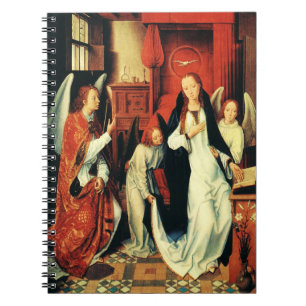 Cuaderno La Anunciación de la Virgen María por Hans Memling