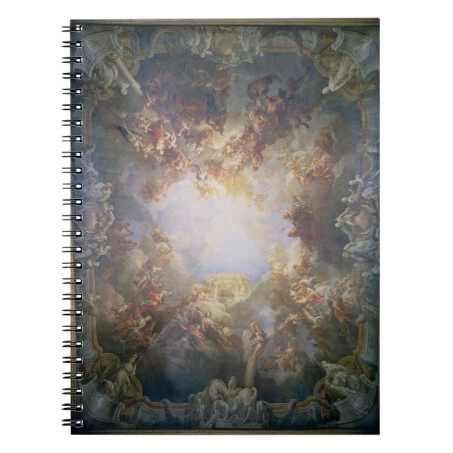 Cuaderno La apoteosis de Hércules, del techo del Th (Frente)