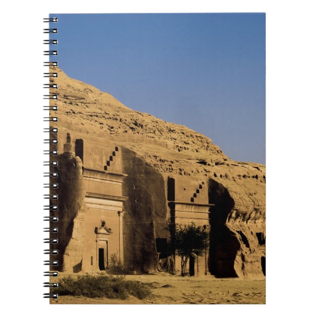 Cuaderno La Arabia Saudita, sitio de Madain Saleh, 2 (Frente)