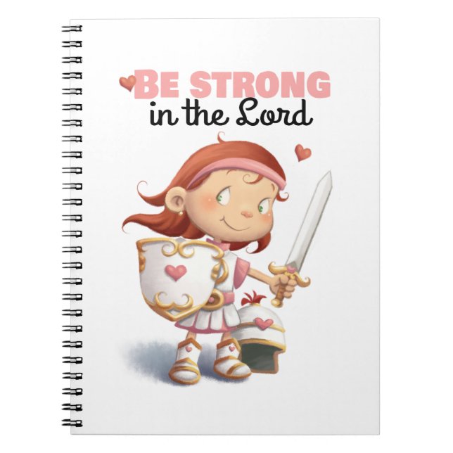 Cuaderno La armadura del verso de la biblia de dios embroma (Frente)
