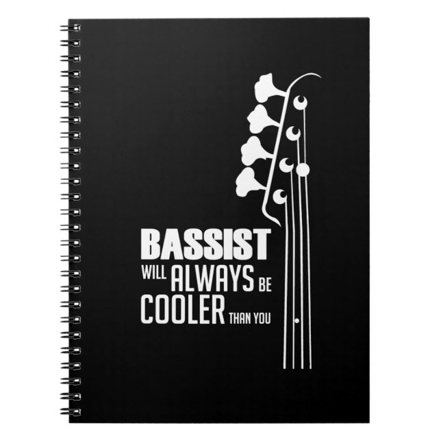 Cuaderno La Asistencia Guitarista Siempre Será Más Fría Que (Frente)