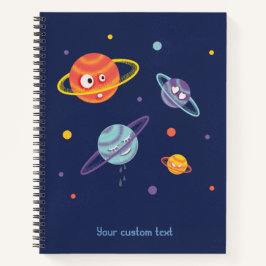 Cuaderno La astronomía divertida de los planetas espaciales