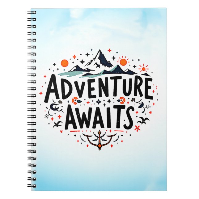 Cuaderno La aventura espera (Frente)
