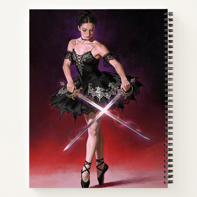 Cuaderno La bailarina  (Reverso)