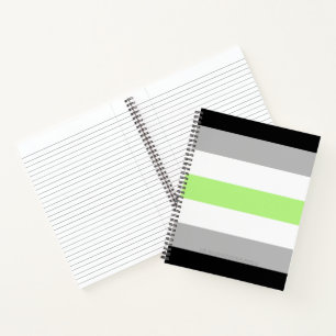 Cuaderno La bandera del orgullo de género de SlipperyJoe ob