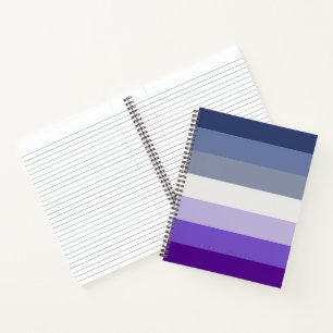 Cuaderno La bandera del orgullo lésbico carnicero de Slippe