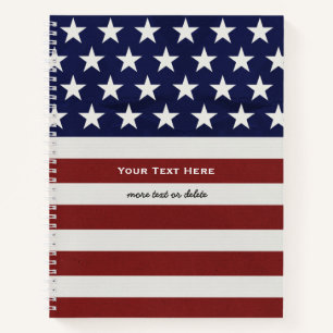 Cuaderno La bandera estadounidense de EE. UU. es Patriótic