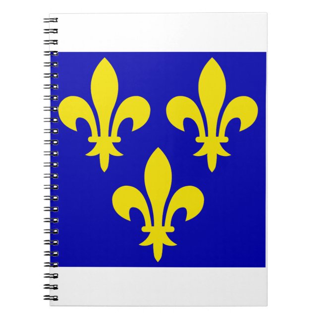 Cuaderno La bandera medieval de Francia (Frente)