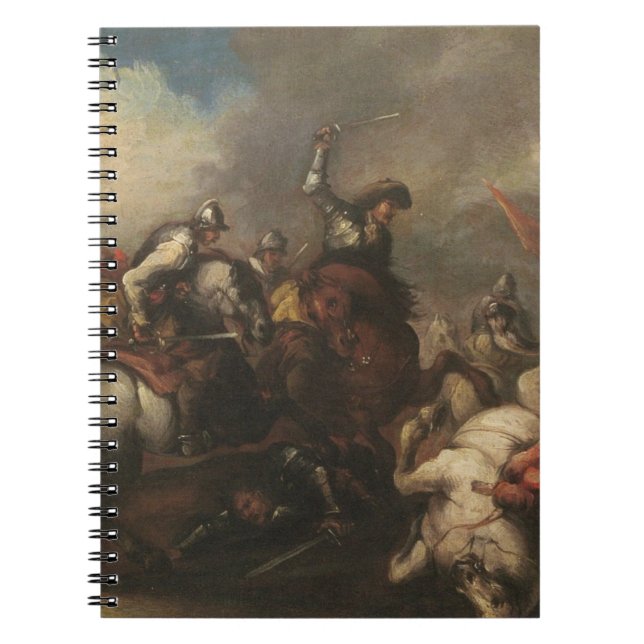 Cuaderno La batalla de los Cavaliers (aceite en lona) (Frente)