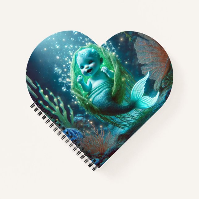 Cuaderno La bebé niña nacida brillantemente (Anverso)