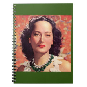 Cuaderno la bella Merle Oberon