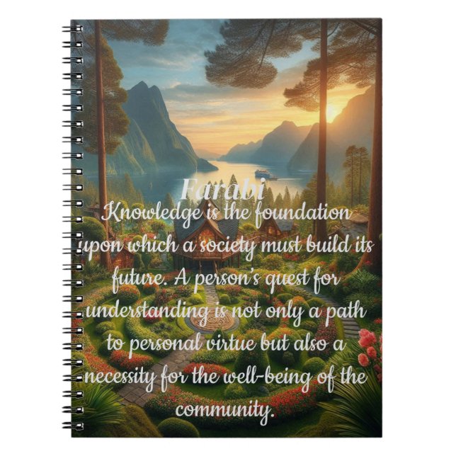 Cuaderno La bella palabra de Farabi (Frente)